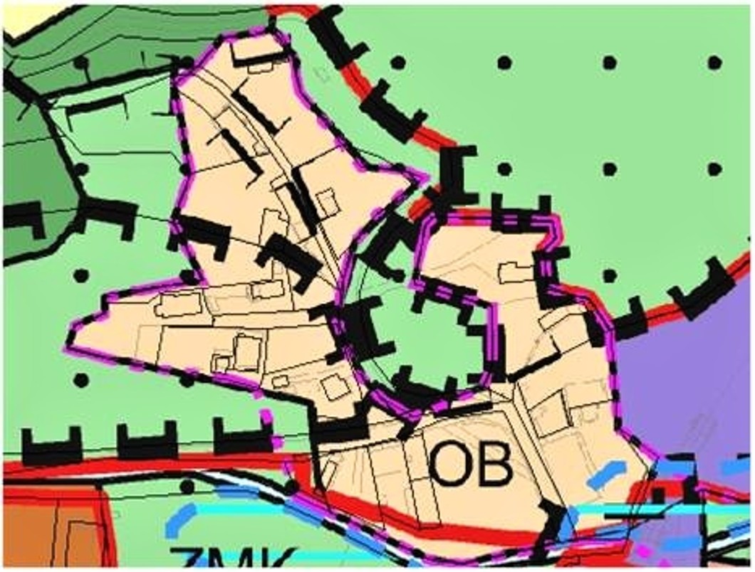 Komunitni zahrada detail pozemku